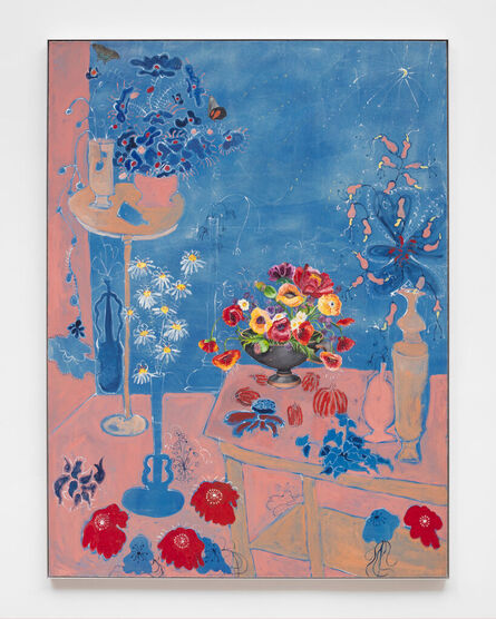 Paulo Nimer Pjota, ‘Cenas de casa azul e rosa’, 2023