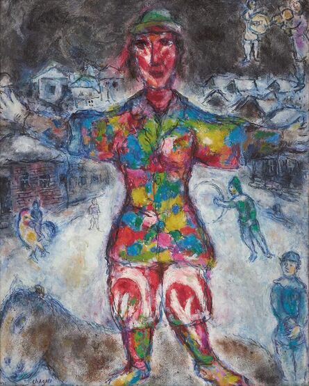 Marc Chagall, ‘Multicoloured Clown ’, 1974