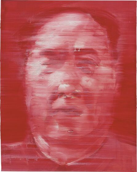 Yan Pei-Ming, ‘Soleil Rouge III (Mao)’, 1993