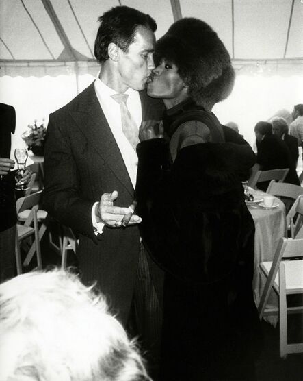 Andy Warhol, ‘Arnold Schwarzenegger with Grace Jones at his wedding to Maria Shriver, Hyannis Port, MA, 1986’, 1986