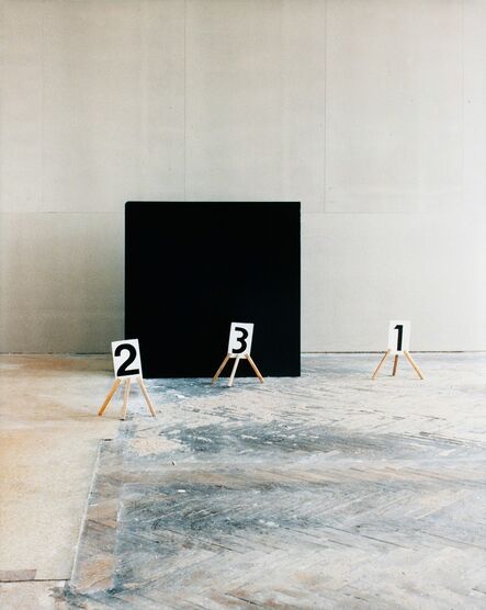 Nadja Bournonville, ‘Some Marks, a Square, and a Figure (triptych part 2/3)’, 2012