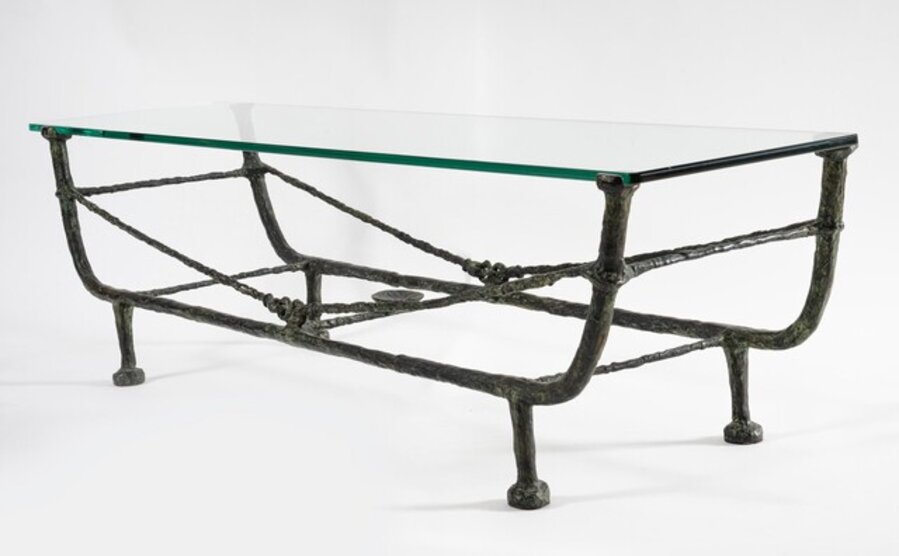 Table berceau, première version