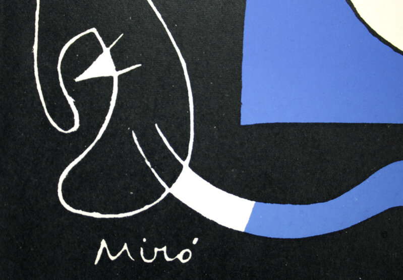 Joan Miró, ‘La Femme au Miroir’, 1937, Print, Original color lithograph, Heather James Fine Art Gallery Auction