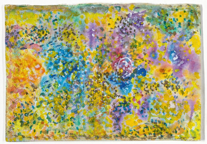 Richard Pousette-Dart, ‘Summer's Breath’, 1960s, Drawing, Collage or other Work on Paper, Watercolor and gold metallic paint on wove paper, Richard Pousette-Dart Estate