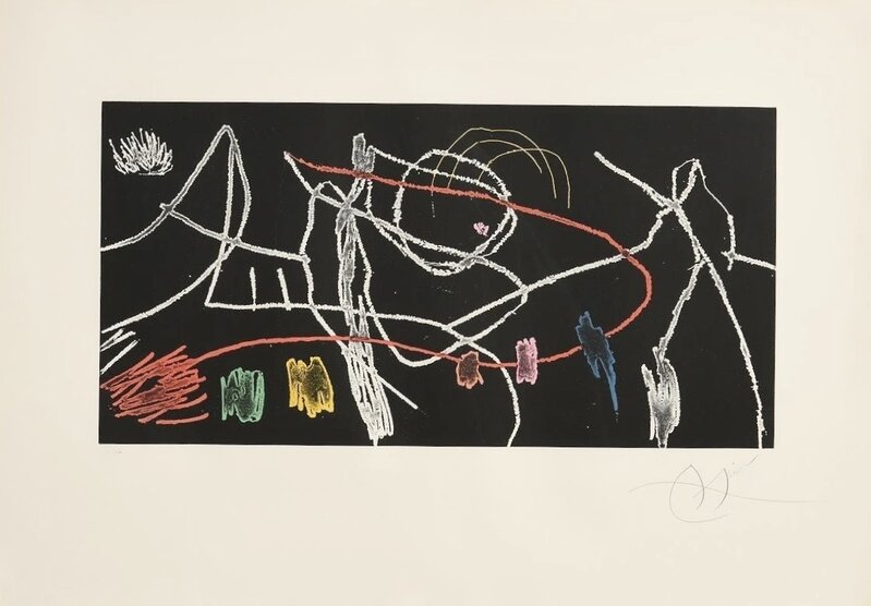 Joan Miró, ‘Gravures Pour Une Exposition ’, 1973, Print, Etching and Aquatint, Composition.Gallery