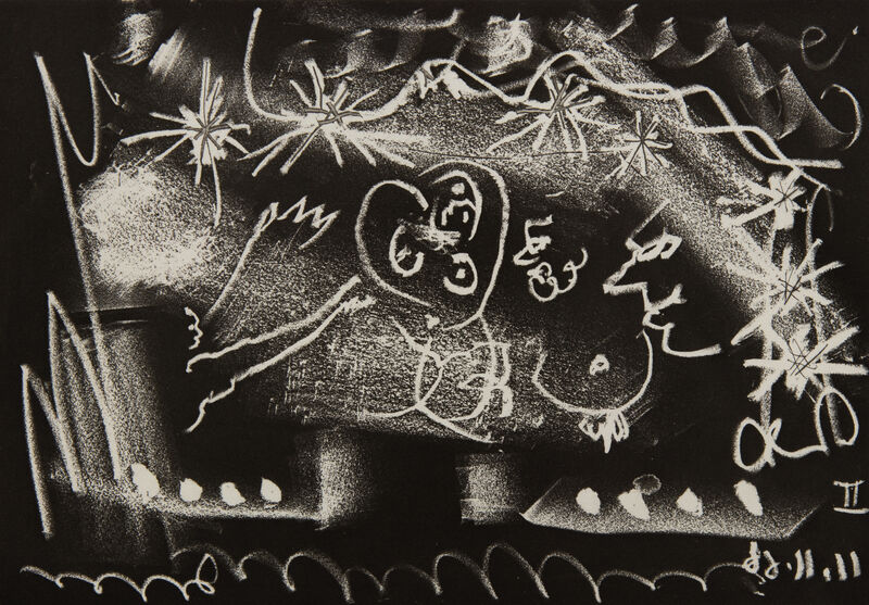 Pablo Picasso, ‘Sous les feux de la rampe: Femme neus’, 1966, Print, Etching and aquatint, Hindman