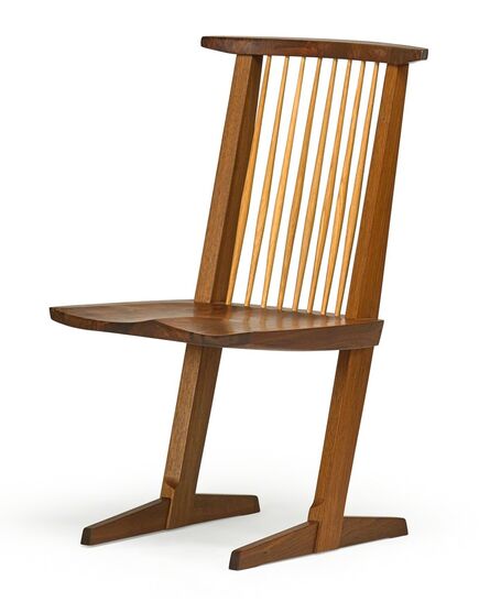 Mira Nakashima, ‘Conoid chair with single slab seat, New Hope, PA’, 2000