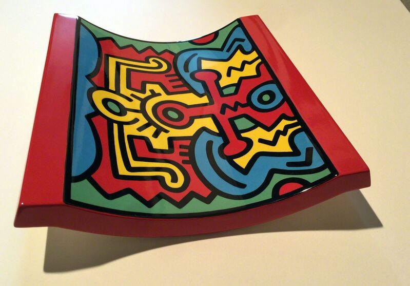 Keith Haring, ‘No. 2 Spirit of Art, New York-Soho Centerpiece’, 1992, Sculpture, Ceramic Sculpture Multiple, David Lawrence Gallery