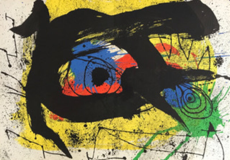 Joan Miró, ‘Sobreteixims, from Derriére le Miroir, published by Maeght, Paris’, 1973, Print, Lithograph, Perry J. Cohen Foundation Benefit Auction