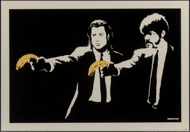 Banksy, ‘Pulp Fiction’, 2004, Print, Screenprint in colors on paper, Heritage Auctions