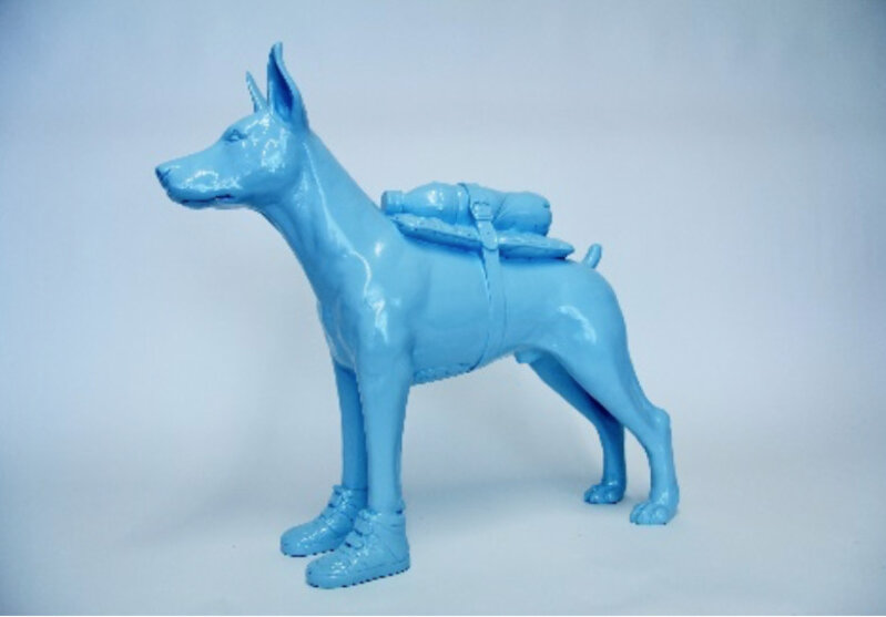 William Sweetlove, ‘Cloned Doberman with Petbottle’, Sculpture, Resin, Composition.Gallery