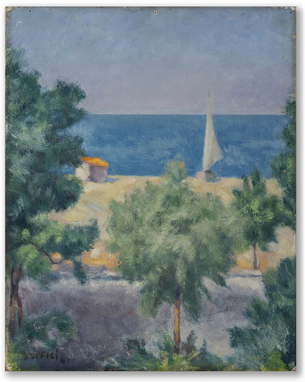 Ardengo Soffici, ‘Spiaggia e mare’, 1940