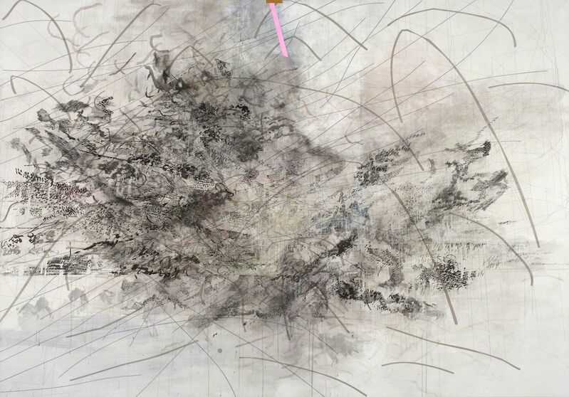 Julie Mehretu, ‘Reflections on the Weight’, 2008, Painting, Museum Dhondt-Dhaenens