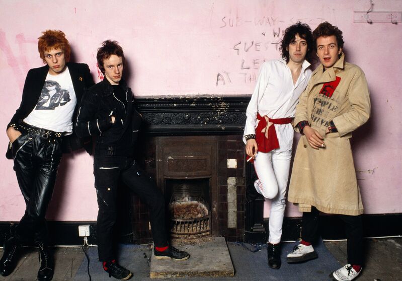 Sheila Rock, ‘The Clash in Colour,  London’, 1978, Photography, Archival Pigment Print, Elliott Gallery