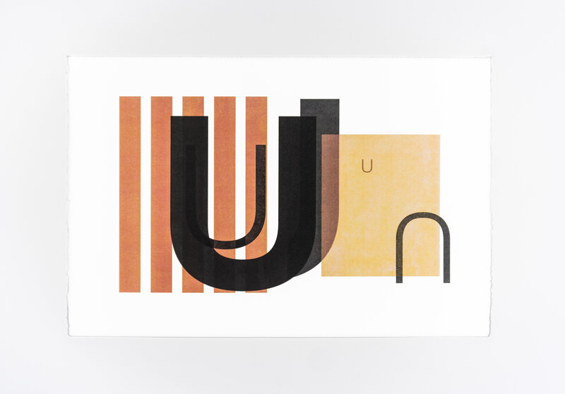 Lindsay Splichal, ‘U and I Series #7’, 2020, Print, Xerox transfer monotype, PLAYGROUND DETROIT