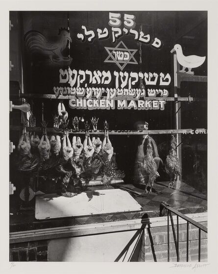 Berenice Abbott, ‘Kosher chicken market, New York’, 1937