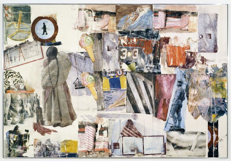 Robert Rauschenberg, ‘Port of Entry [Anagram (A Pun)]’, 1998, Print, Pigmented ink transfer on paper on aluminum panels, San Francisco Museum of Modern Art (SFMOMA) 