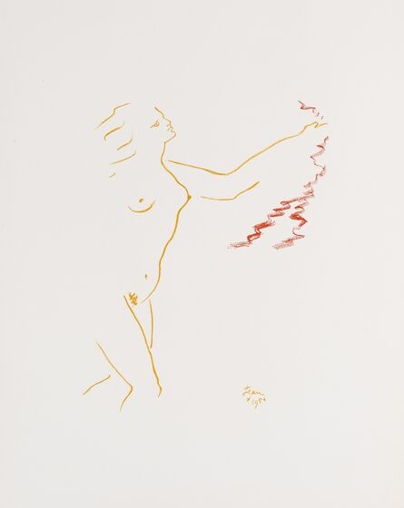 Jean Cocteau, ‘Nu au Voile’, 1954