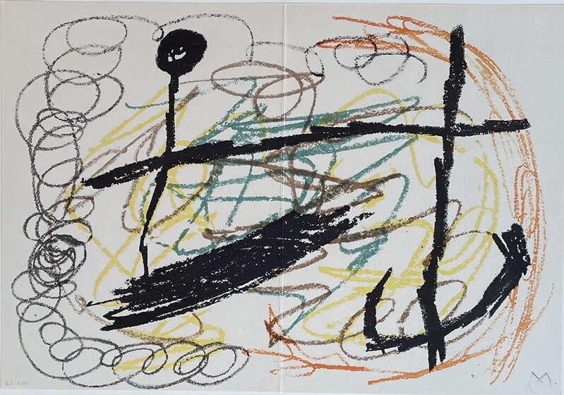 Joan Miró, ‘Obra Inedita Recent (plate IX)’, 1964, Print, Lithograph, F.L. Braswell Fine Art