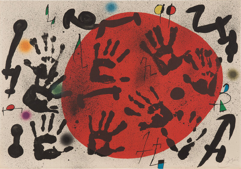 Joan Miró, ‘Les Agulles del Pastor (The Shepherd's Hands)’, 1973, Print, Lithograph in colors, on Guarro paper, the full sheet., Phillips