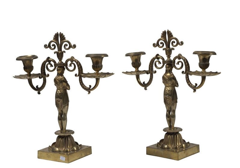 Unknown Artist, ‘ Couple Of Candelabra ’, 20th century, Design/Decorative Art, Bronze, Wallector