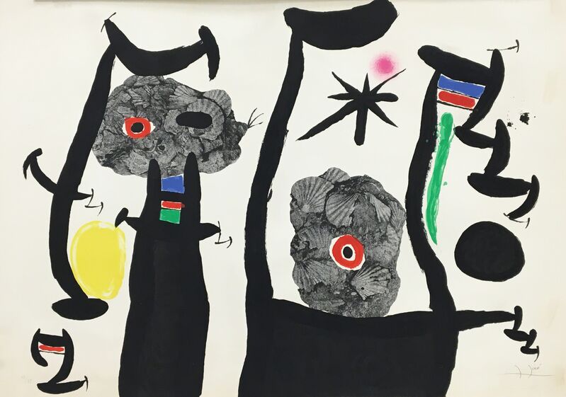 Joan Miró, ‘The Sea Shells (Les Coquillages)’, 1969, Print, Color lithograph on Arches paper, Baterbys
