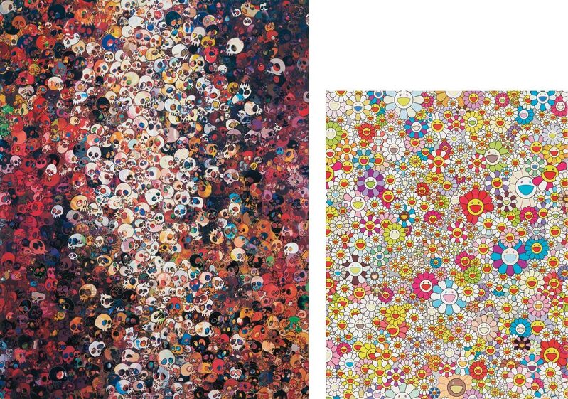 Takashi Murakami, ‘I Know Not. I Know.; and Poporoke Forest’, 2010 and 2011, Print, Two offset lithographs in colors, on smooth wove paper, the full sheets, Phillips