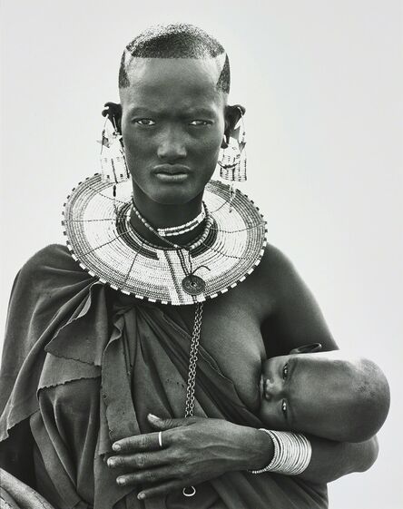 Herb Ritts, ‘Maasai Woman and Child, Africa’, 1993