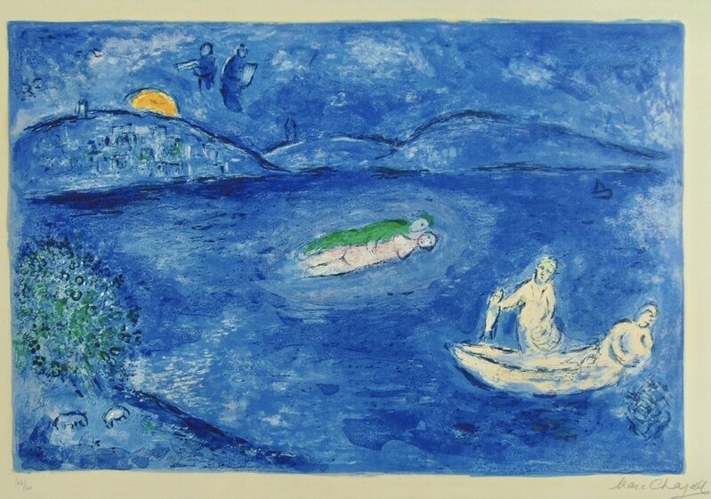 Marc Chagall, ‘Echo, from Daphnis and Chloe’, 1961, Print, Lithograph in Colors, Thou Art