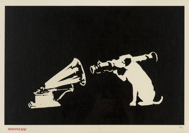 Banksy, ‘HMV’, 2004, Print, Screenprint in black, on wove paper, Forum Auctions