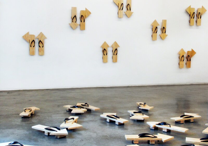 Lia Chaia, ‘SETAMANCO’, 2009, Installation, Wood and rubber / Variable dimensions, Galería Vermelho