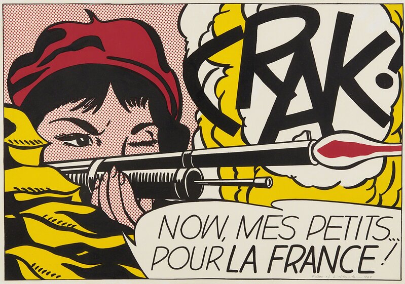 Roy Lichtenstein, ‘Crak!’, 1964, Print, Offset lithograph in colors, on wove paper, with full margins, Phillips