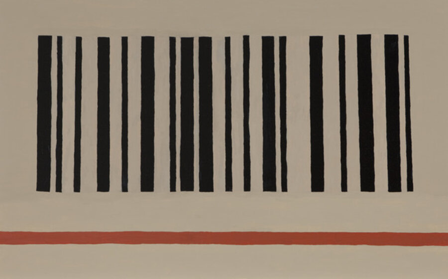 Barcode and Red Stripe