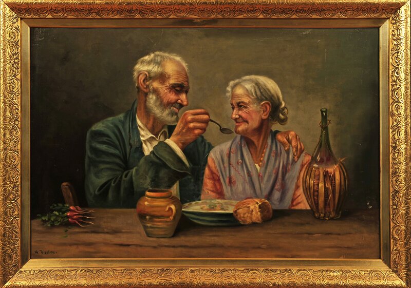 M. Dikstra, ‘An Ageless Love’, Painting, Oil on Canvas, The Illustrated Gallery