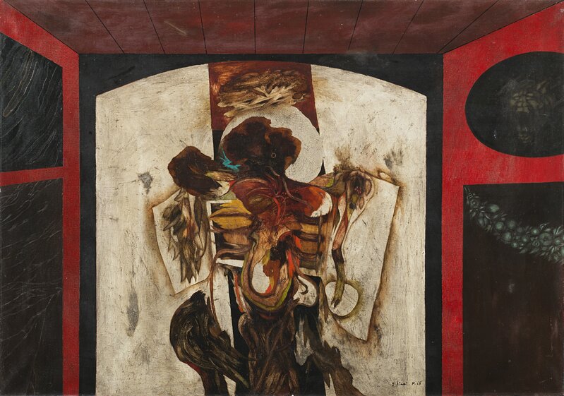 Guido Biasi, ‘Two Works: Eloge de la insogne, Procès de Paul Véronès’, Painting, Oil on Canvas, Il Ponte