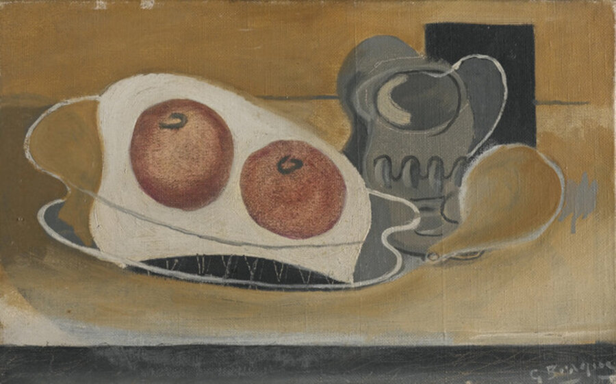 Nature morte à la poire et aux pommes