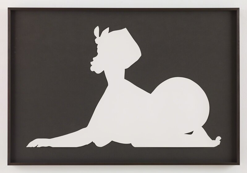 Kara Walker, ‘Sphinx Study’, 2014, Drawing, Collage or other Work on Paper, Cut paper on archival museum board, Sikkema Jenkins & Co.