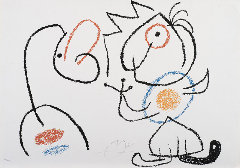 Joan Miró, ‘Ubu aux Baleares’, 1971, Print, Colour litograph, Il Ponte