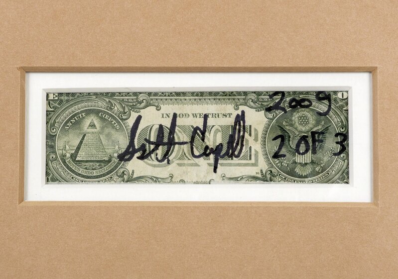 Scott Campbell, ‘Skull Wings’, 2009, Sculpture, Laser cut $1 bills, DELAHUNTY