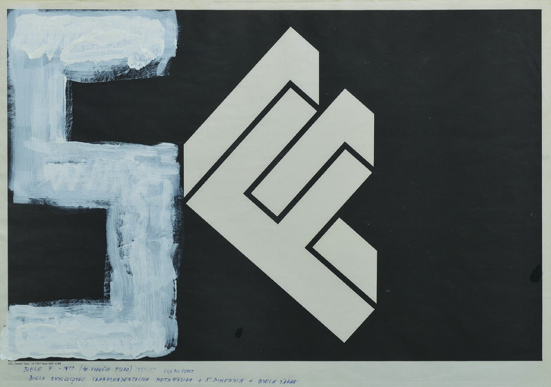 Stano Filko, ‘WHITE, 1977, (40 ANIVERSARY ), 1937-1977, EGO - WHITE ONTOLOGY TRANSCEDENTAL METAPHYSIC + 5. DIMENSION + WHITE CAKRA’, 1977, Painting, SODA gallery