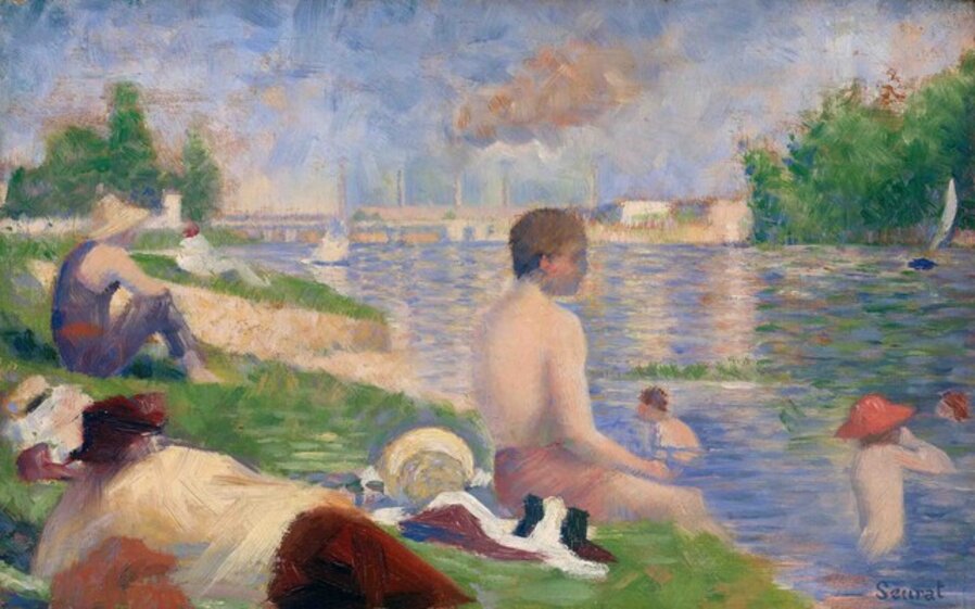 Final Study for “Bathers at Asnières”