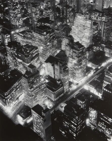 Berenice Abbott, ‘New York at Night’, 1932-printed later