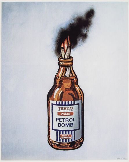 Banksy X Bristol Riots, ‘Petrol Bomb, poster’, 2011