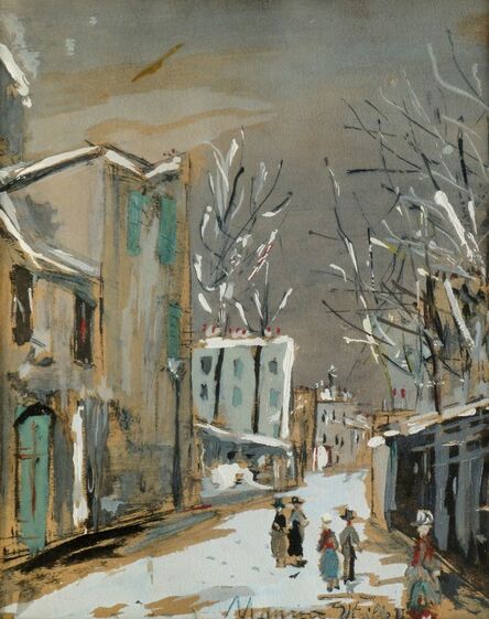 Maurice Utrillo, ‘La Vieille Rue Saint-Vincent;’