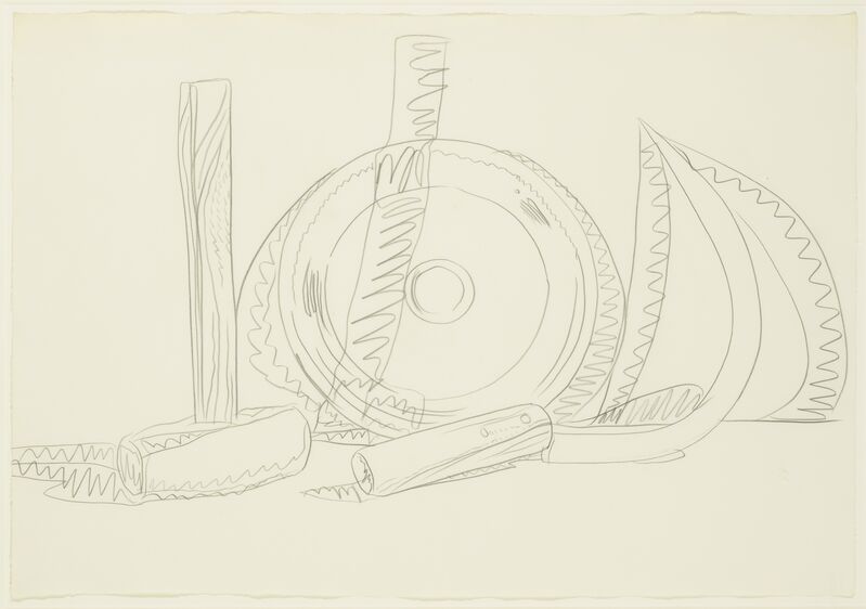 Andy Warhol, ‘Hammer and Sickle ’, 1977, Drawing, Collage or other Work on Paper, Graphite on ivory woven paper, DELAHUNTY
