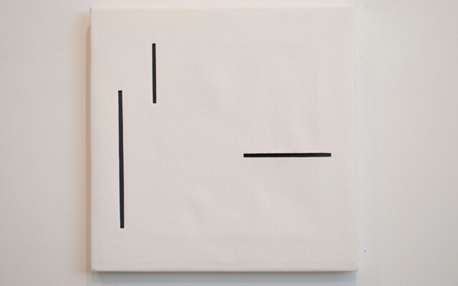 Tension Relief Painting White/Black