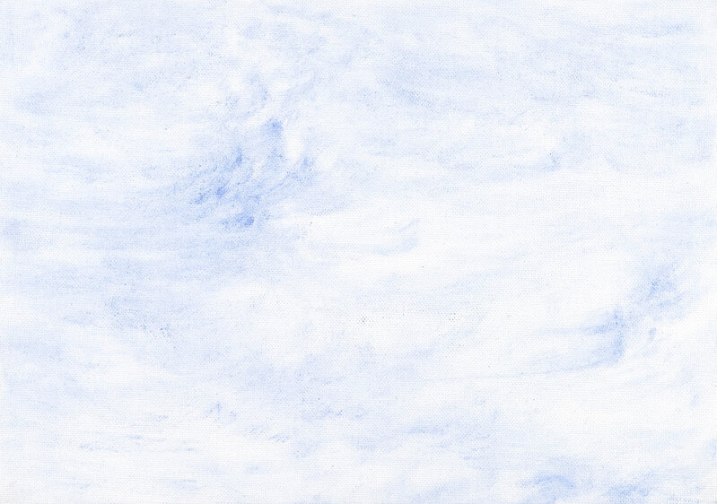 Kim Yunsoo, ‘Surface of Wind’, 2014, Drawing, Collage or other Work on Paper, Ultamarine blue pastel on canvas, Gallery SoSo