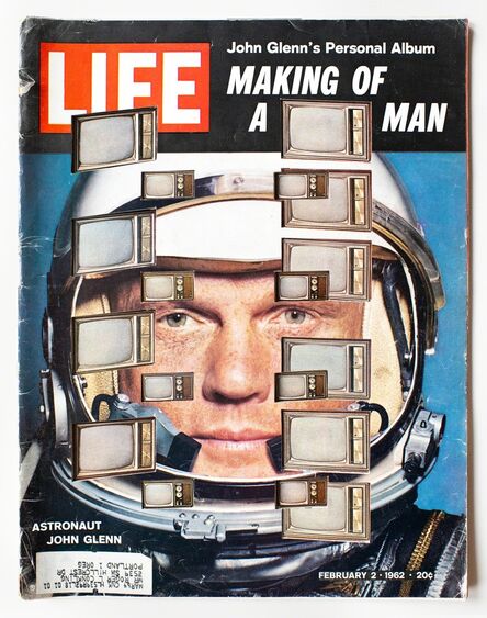 Dennis Koch, ‘LIFE Cutout No. 143 (February 2, 1962, John Glenn TV)’, 2018