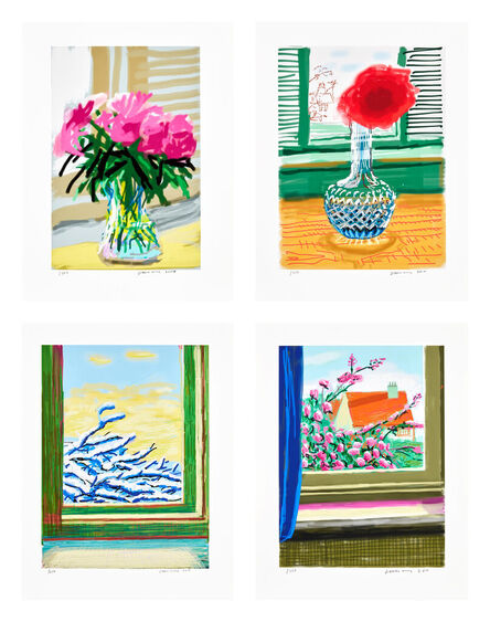 David Hockney, ‘My Window: No. 535 28th June 2009; No. 281 23rd July 2010; No. 610, 23rd December 2010; and No. 778, 17th April 2011’, 2009-2019