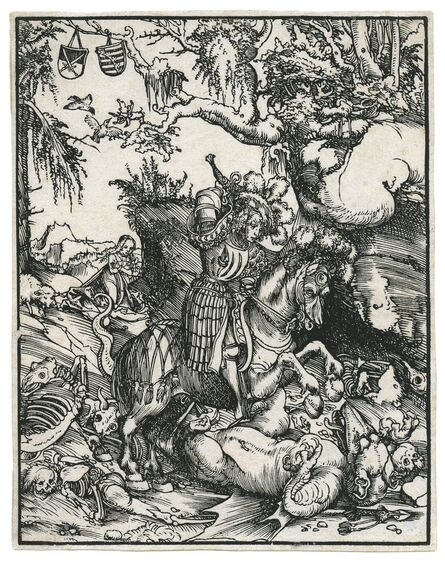 Lucas Cranach the Elder, ‘St. George on Horseback slaying the Dragon.’, ca. 1509